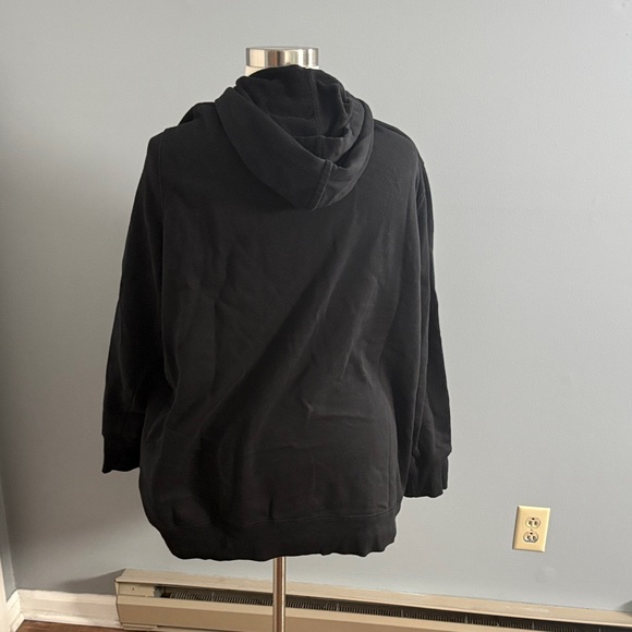 Old Navy Women's Black Zip-Up Hoodie - Picture 4 of 4